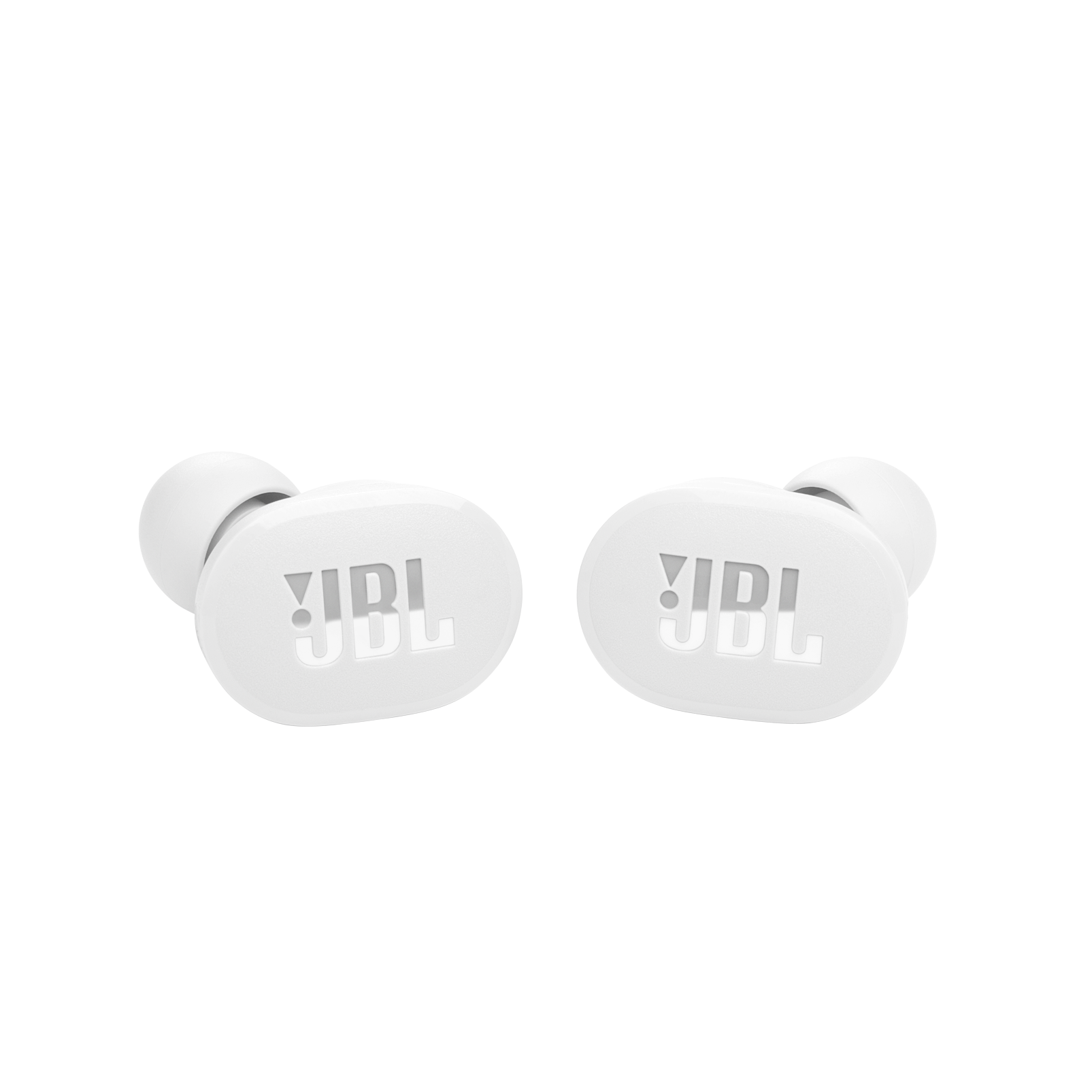 JBL Tune 130NC TWS - White - True wireless Noise Cancelling earbuds - Front